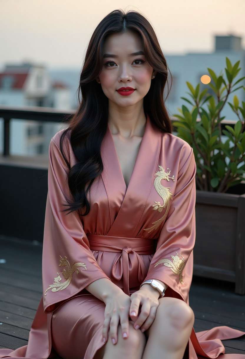 辽阔河谷与远处山脉的电影场景